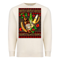 Sandshell beer bottles with mistletoe Premium Sweatshirt - AdoDesignShop