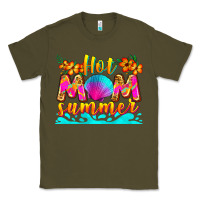Army Green hot mom summer Classic Tee - Zillion Design Studio