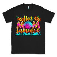 Black hot mom summer Classic Tee - Zillion Design Studio