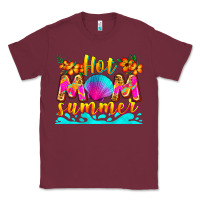 Burgundy hot mom summer Classic Tee - Zillion Design Studio
