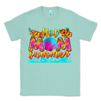 Seafoam hot mom summer Classic Tee - Zillion Design Studio
