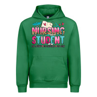 Emerald nursing student no sleep no money no life Urban Hoodie - MaliasSmallBusiness
