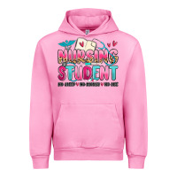 Fuchsia Pink nursing student no sleep no money no life Urban Hoodie - MaliasSmallBusiness