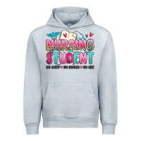 Heather Grey nursing student no sleep no money no life Urban Hoodie - MaliasSmallBusiness
