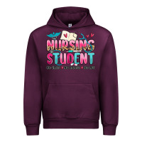 Mauve Wine nursing student no sleep no money no life Urban Hoodie - MaliasSmallBusiness