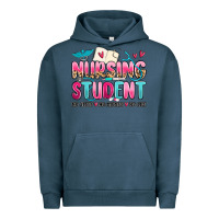 Pigment Midnight Navy nursing student no sleep no money no life Urban Hoodie - MaliasSmallBusiness