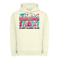 Pigment Pistachio nursing student no sleep no money no life Urban Hoodie - MaliasSmallBusiness