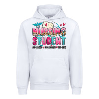 White nursing student no sleep no money no life Urban Hoodie - MaliasSmallBusiness