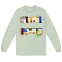 Matcha custom teacher name crayon Long Sleeve Tee - texasbilliewilder