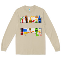 Mushroom custom teacher name crayon Long Sleeve Tee - texasbilliewilder