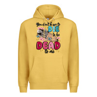 Antique Gold you don't have to die to be dead to me Premium Hoodie - MaliasSmallBusiness