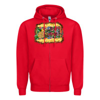 Red sweet & sassy Zipper Hoodie - SublimationCraftShop