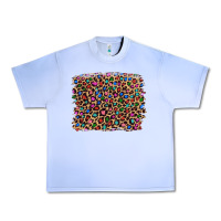 Grape Ice leopard with multiple color glitters Urban Heavy Tee - Artiststas