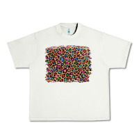 Pistachio leopard with multiple color glitters Urban Heavy Tee - Artiststas
