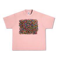 Salmon leopard with multiple color glitters Urban Heavy Tee - Artiststas