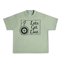 Oil Green lets get lost Urban Heavy Tee - Unal Design