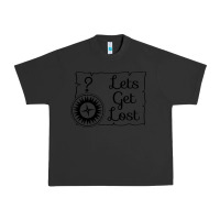 Pigment Black lets get lost Urban Heavy Tee - Unal Design