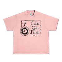 Salmon lets get lost Urban Heavy Tee - Unal Design