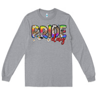 Heather Grey pride day Long Sleeve Tee - Zillion Design Studio