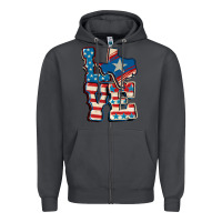 Smoke Love Texas  4th of july Zipper Hoodie - CowGirlArtShop
