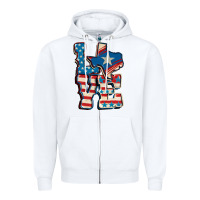 Love Texas  4th Of July Zipper Hoodie | Teevron
