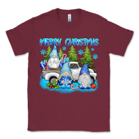 Burgundy merry christmas gnomies Classic Tee - texasbilliewilder