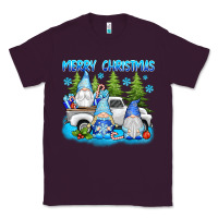 Plum merry christmas gnomies Classic Tee - texasbilliewilder