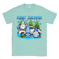 Seafoam merry christmas gnomies Classic Tee - texasbilliewilder