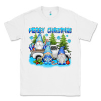 White merry christmas gnomies Classic Tee - texasbilliewilder