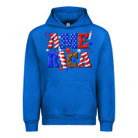 Cobalt America Urban Hoodie - NancyCooperArtShop