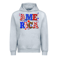 Heather Grey America Urban Hoodie - NancyCooperArtShop