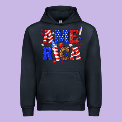 America Urban Hoodie Designed By Nancycooperartshop