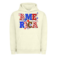 Pigment Pistachio America Urban Hoodie - NancyCooperArtShop