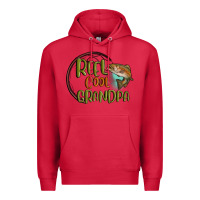 Cardinal reel cool  grandpa Premium Hoodie - MaliasSmallBusiness