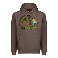 Coffee reel cool  grandpa Premium Hoodie - MaliasSmallBusiness