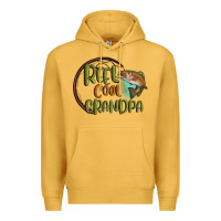 Mustard reel cool  grandpa Premium Hoodie - MaliasSmallBusiness