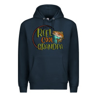 Navy reel cool  grandpa Premium Hoodie - MaliasSmallBusiness