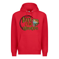 Red reel cool  grandpa Premium Hoodie - MaliasSmallBusiness