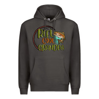 Smoke reel cool  grandpa Premium Hoodie - MaliasSmallBusiness