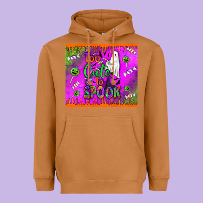 Too Cute To Spook Heavyweight Hoodie Designed By Bundleandbundleshop