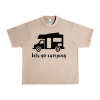 French Oak lets go camping Urban Heavy Tee - Unal Design