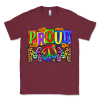 Burgundy proud mom lgbt Classic Tee - Zillion Design Studio