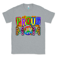 Heather Grey proud mom lgbt Classic Tee - Zillion Design Studio