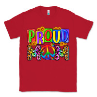 Red proud mom lgbt Classic Tee - Zillion Design Studio