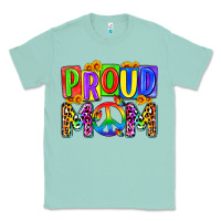 Seafoam proud mom lgbt Classic Tee - Zillion Design Studio