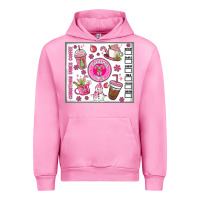 Fuchsia Pink christmas vibes coffee Urban Hoodie - MaliasSmallBusiness