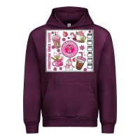 Mauve Wine christmas vibes coffee Urban Hoodie - MaliasSmallBusiness