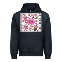 Navy christmas vibes coffee Urban Hoodie - MaliasSmallBusiness