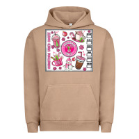 Pigment Burro christmas vibes coffee Urban Hoodie - MaliasSmallBusiness