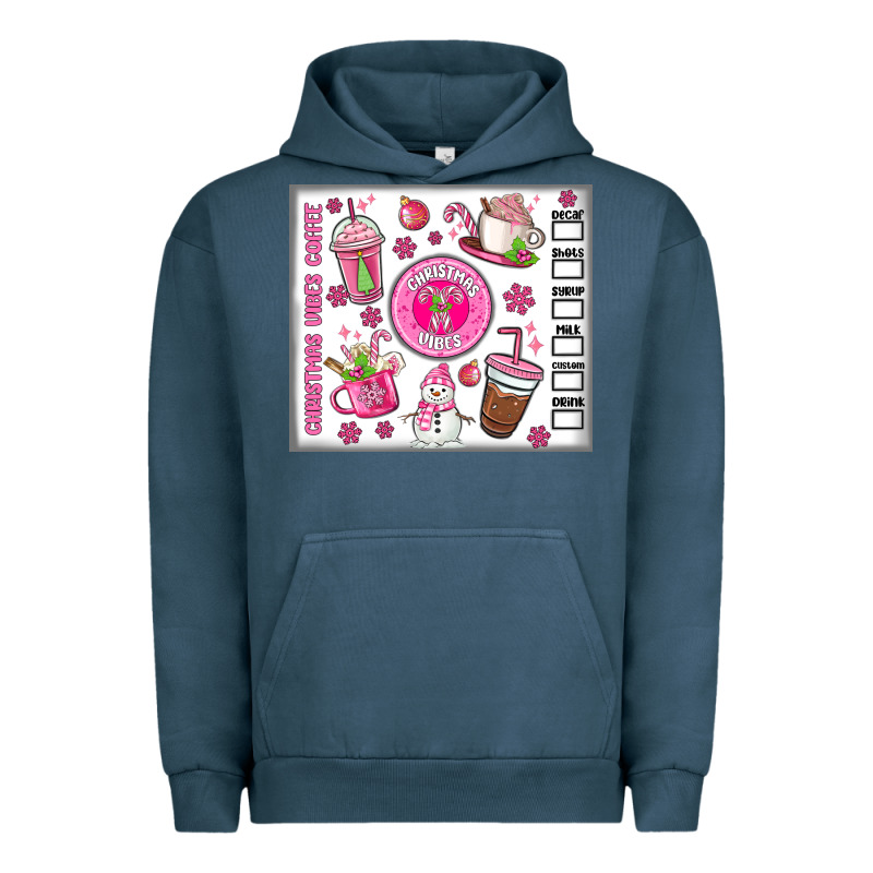Christmas Vibes Coffee Urban Hoodie by MaliasSmallBusiness | Teevron
